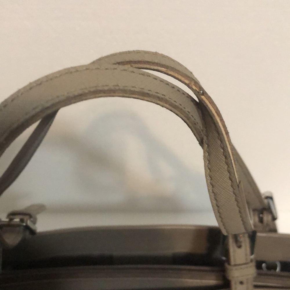 Tory Burch Taupe Leather Tote Bag - Picture 3 of 10